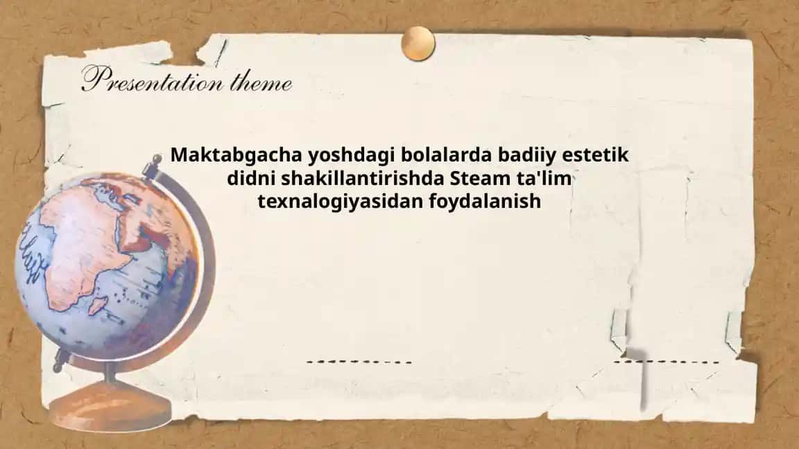 Badiiy Estetik Doni Shakllantirishda Steam Ta'lim Texnologiyasi