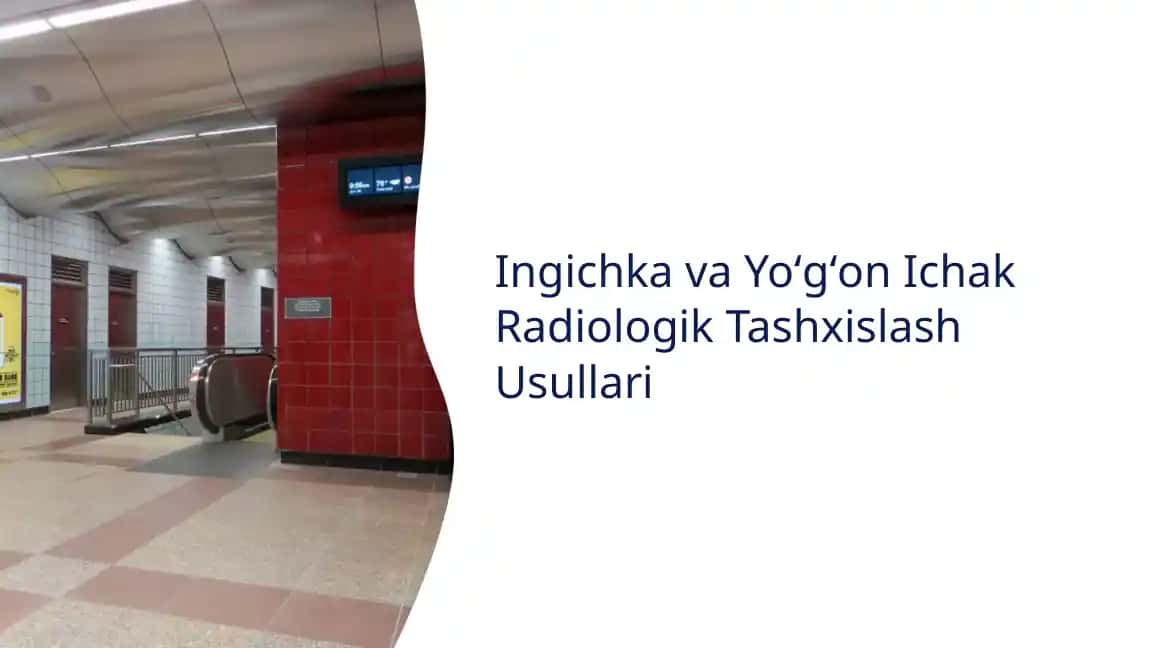 Ingichka va yog'on ichak radiologik tashxislash usullari