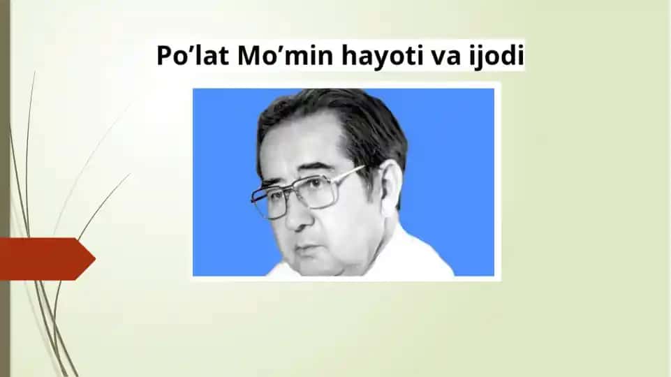 Polat Mo'min hayoti va ijodi