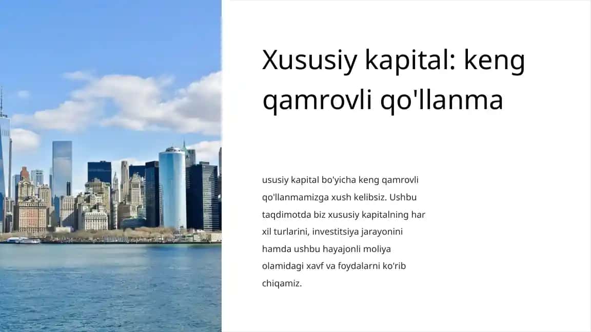 Xususiy kapital