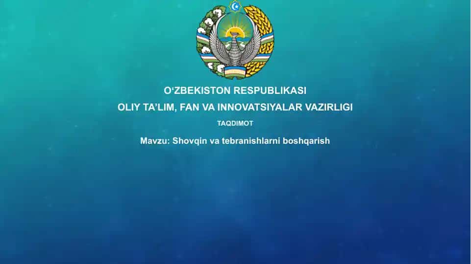 Shovqin va tebranishlarni boshqarish