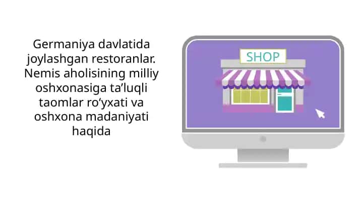 Nemis oshpazlik madaniyati bilan tanishtirish