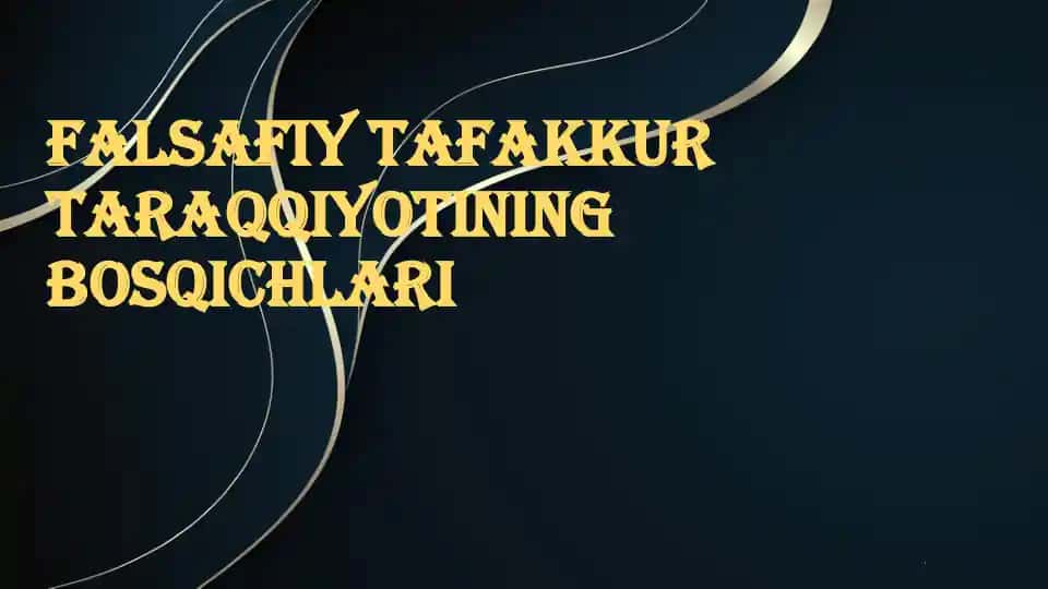 Falsafiy tafakkur
