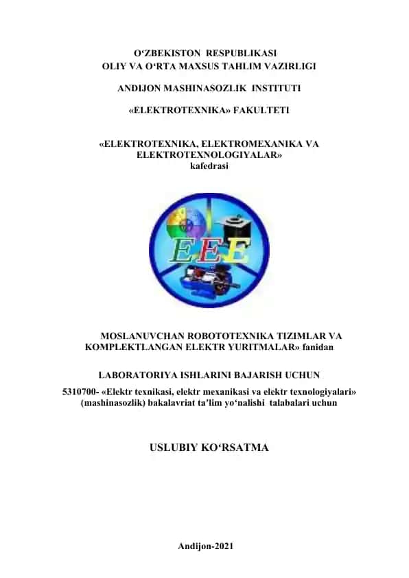 Elektrotexnika, elektromexanika va elektrotexnologiyalar