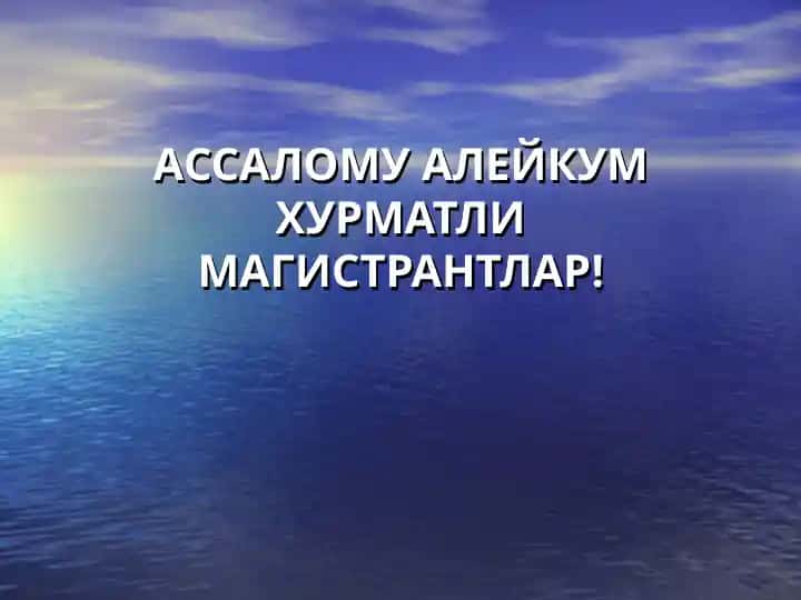 Nomojiy aktivlar auditining asosiy tushunchalari