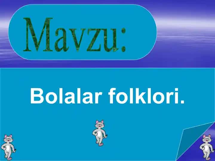 Bolalar folklori