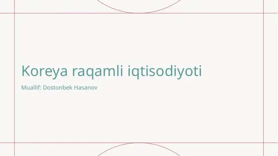 Koreya raqamli iqtisodiyoti