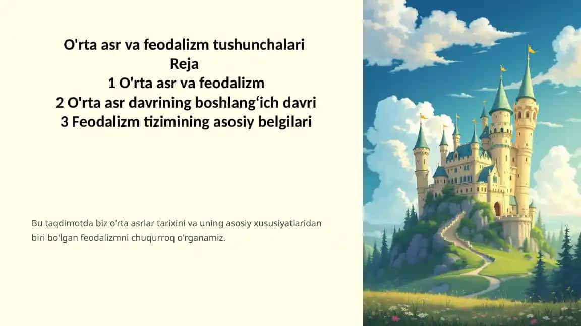 O'rta asr feodalizmi