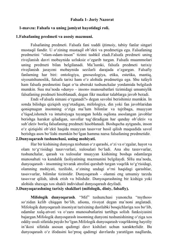 Falsafa