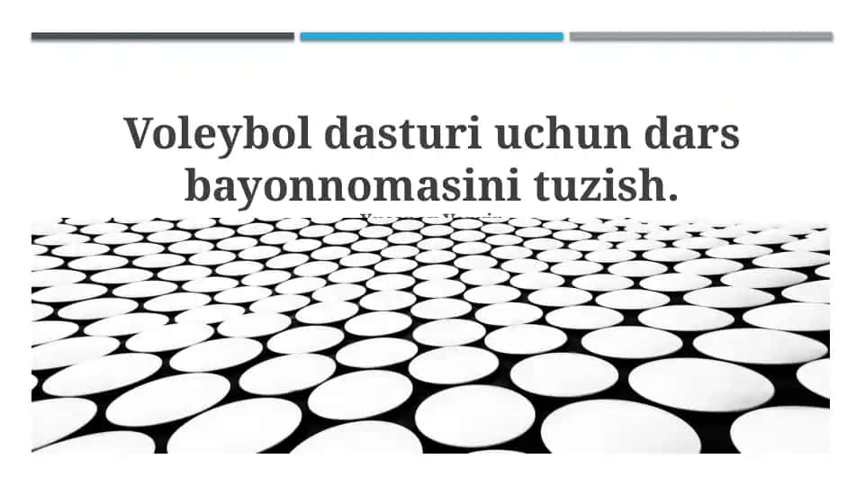 Voleybol dasturi