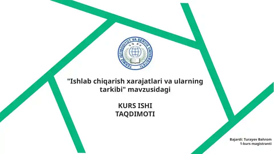 Ishlab chiqarish xarajatlari va ularning tarkibi