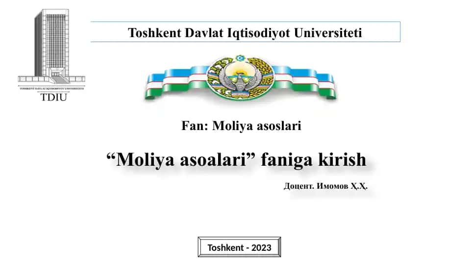 Moliyatushunchasi