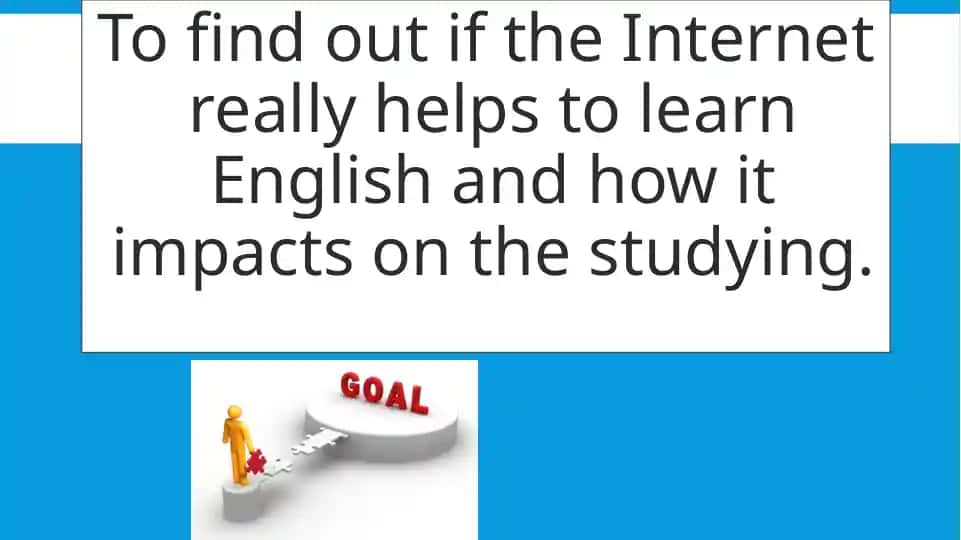 The Impact of the Internet on Learning English