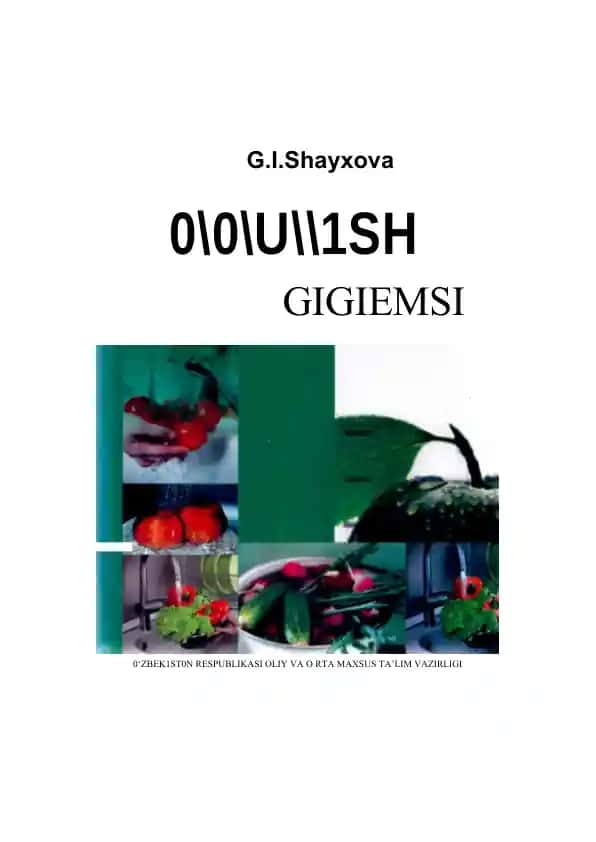 Ovqatlanish gigiyenasi darsligi
