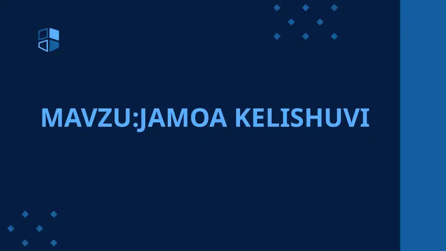 Jamoa Kelishuvi