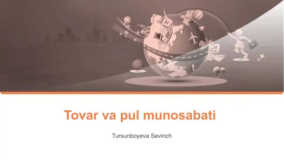 Tovar va pul munosabati