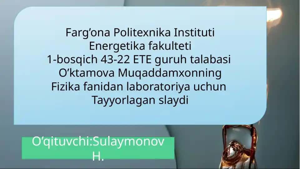 Laboratoriya slaydi