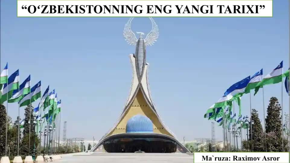 O‘zbekistonning eng yangi tarixi