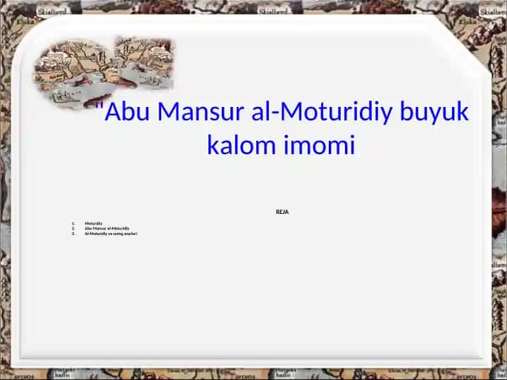 Abu Mansur al-Moturidiy