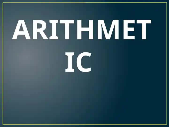 ARITHMETIC