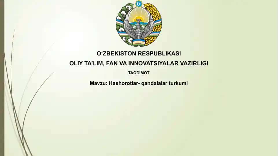 Hashorotlar-qandalalarturkumi