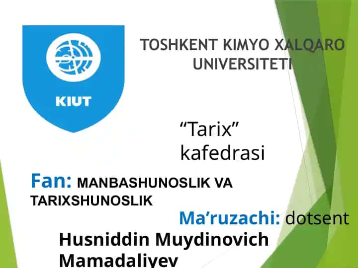 IX - XIII asrlar boshlari arab-fors manbalari