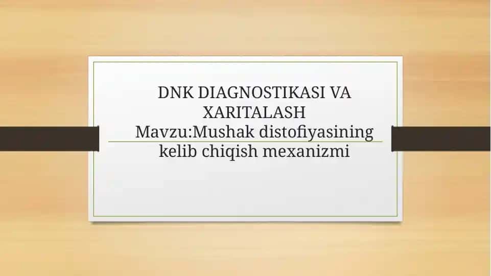 Mushak distrofiyasi