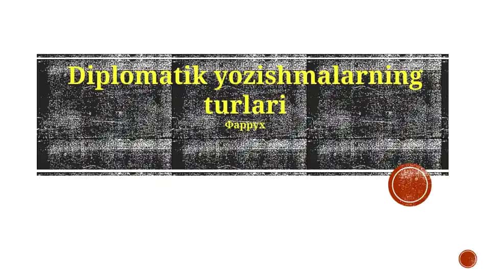 Diplomatik yozishmalarning turlari