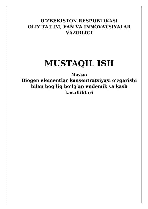 Biogen elementlar konsentratsiyasi
