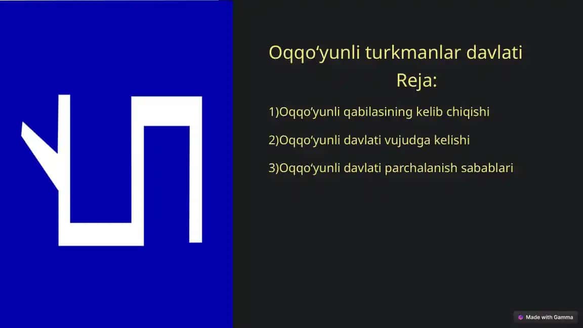 Oqqoʻyunli turkmanlar davlati