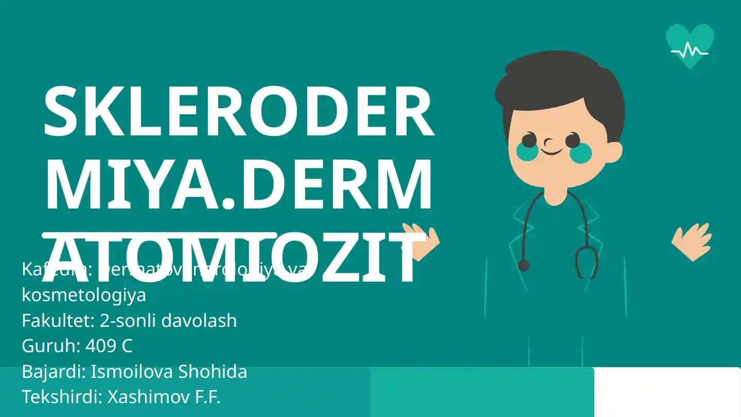 SKLERODERMIYA.DERMATOMIOZIT