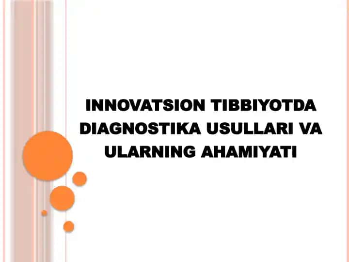 Diagnostika – Tibbiyot va Veterinariya