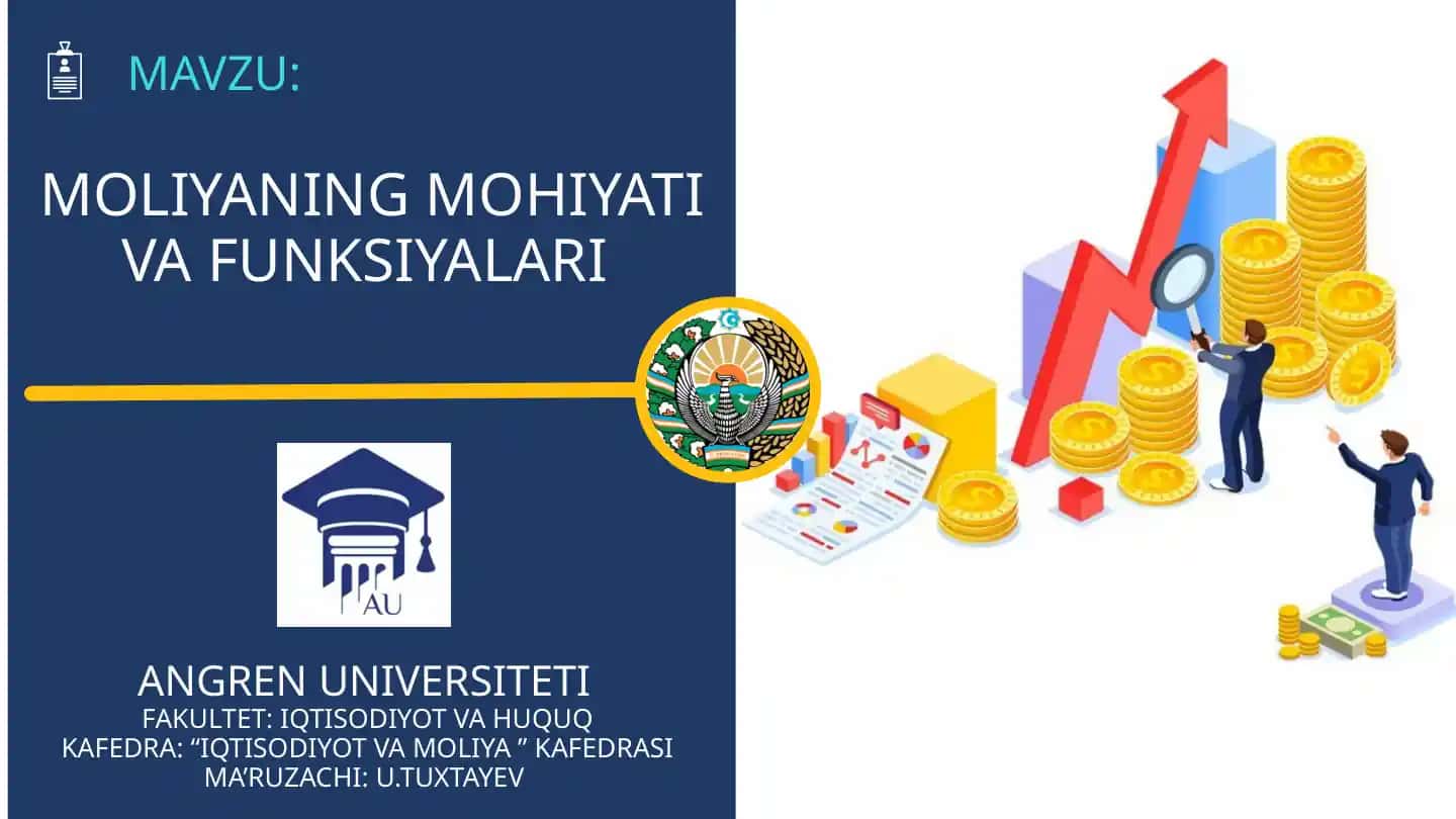 Moliyaning Ijtimoiy-Iqtisodiy Mohiyati va Funksiyalari