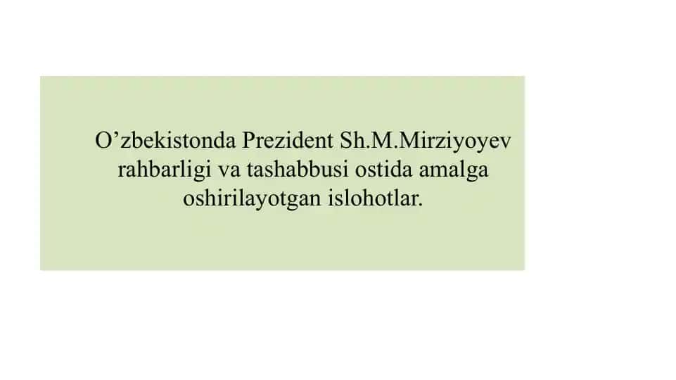 O‘zbekiston Respublikasini rivojlantirishning beshta ustuvor yo‘nalishlari bo‘yicha Harakatlar strategiyasi