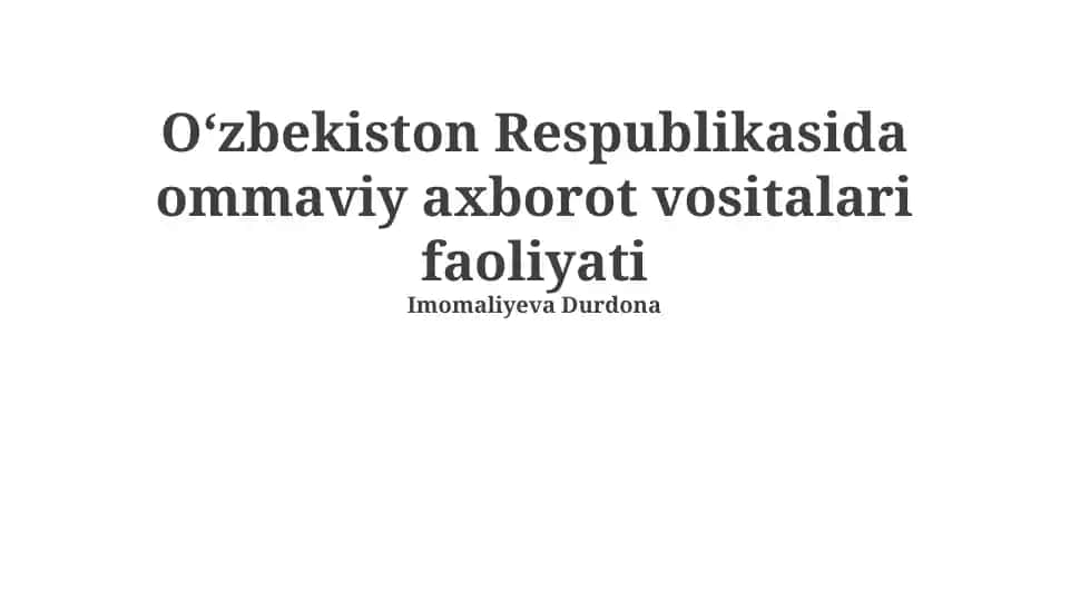 Yangiliklar tarqalishining xususiyatlari