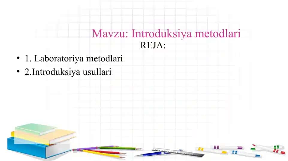 Introduksiya metodlari