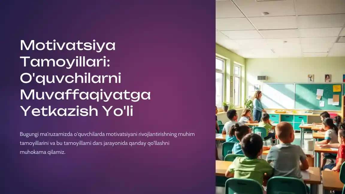 Motivatsiya Tamoyillari