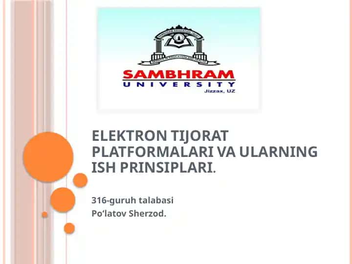 Elektron Tijorat Platformalari