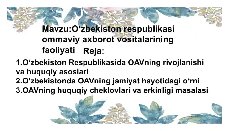 Ommaviy axborot vositalari