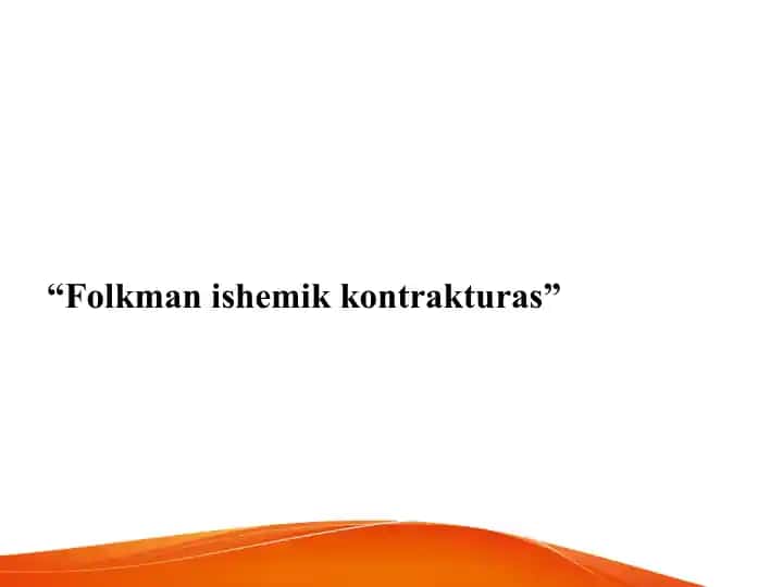 Folkman ishemik kontrakturasi