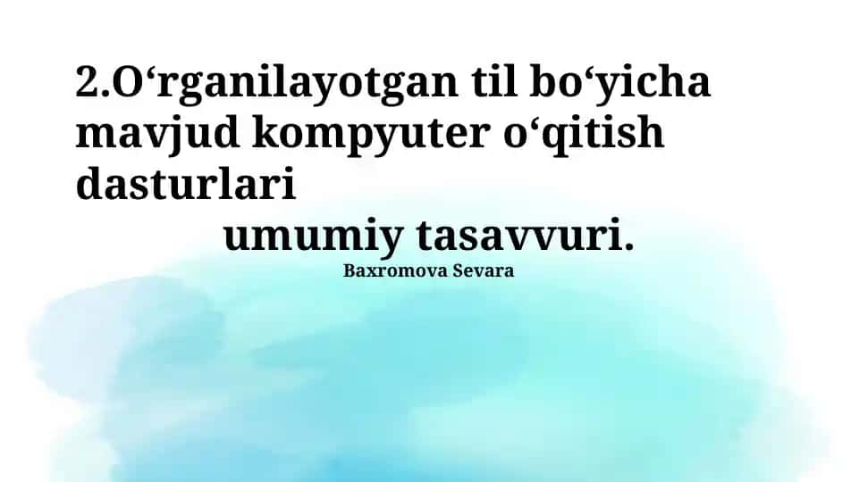 Nutqni Tanib Olish Texnologiyalari