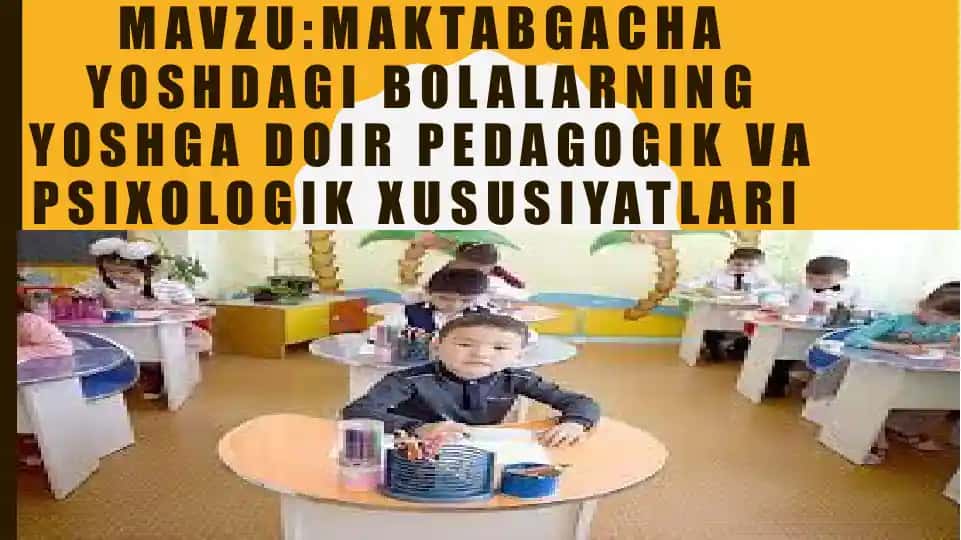 Mashg’ulotda Tarbiyachining Inovatsion Yondashuvi