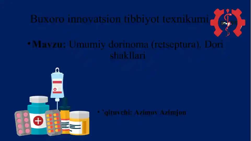 Buxoro innovatsion tibbiyot texnikumi