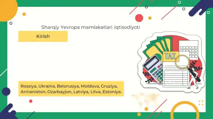 Sharqiy Yevropa mamlakatlari iqtisodiyoti
