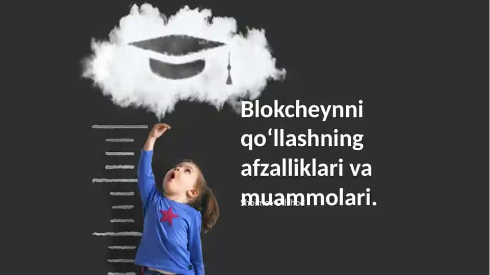 Blokcheynni qo‘llashning afzalliklari va muammolari