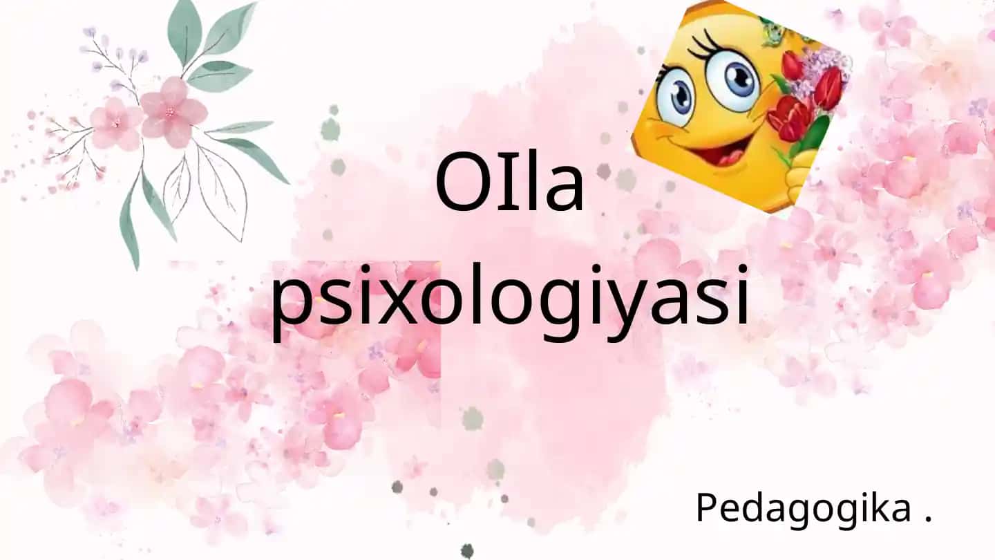 Oila psixologiyasi
