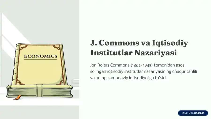 Iqtisodiy institutlar nazariyasi