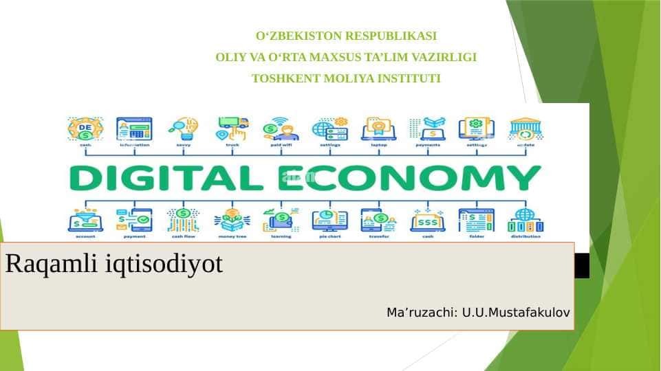 Raqamli iqtisodiyot