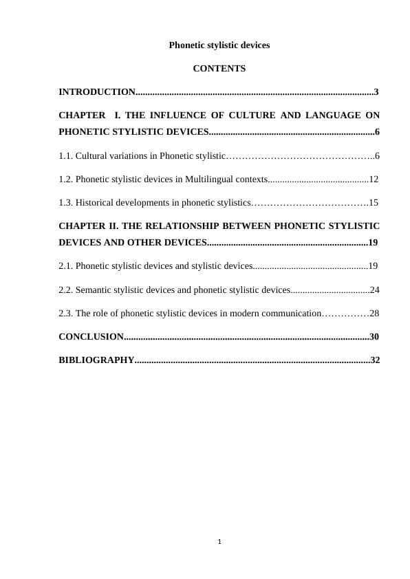 Phonetic stylistic devices