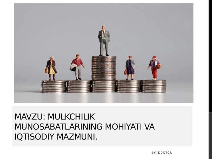 Mulkchilik munosabatlari